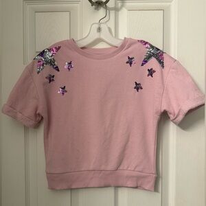 NWOT Franki by Francesca’s girl’s bubble gum pink sweater